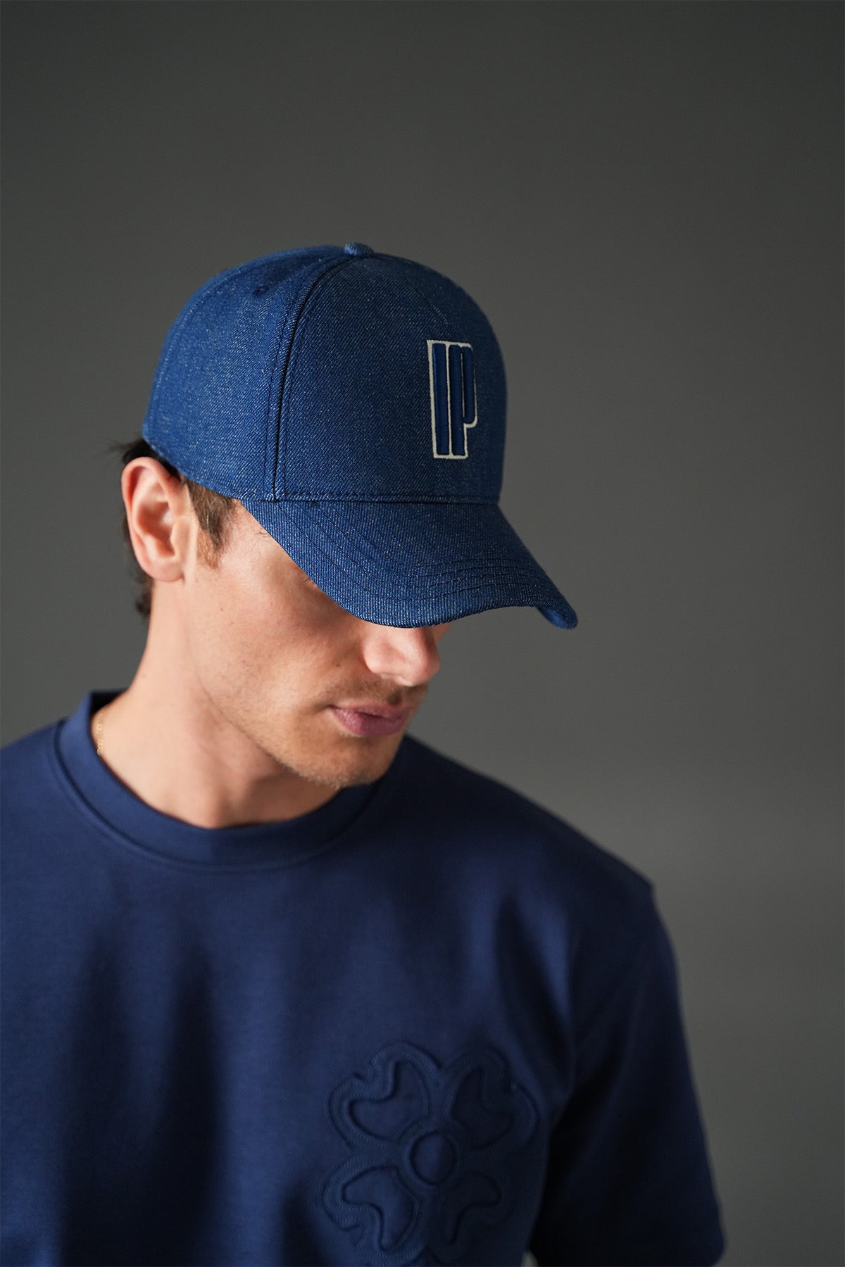 Casquette Ikao bleu jean