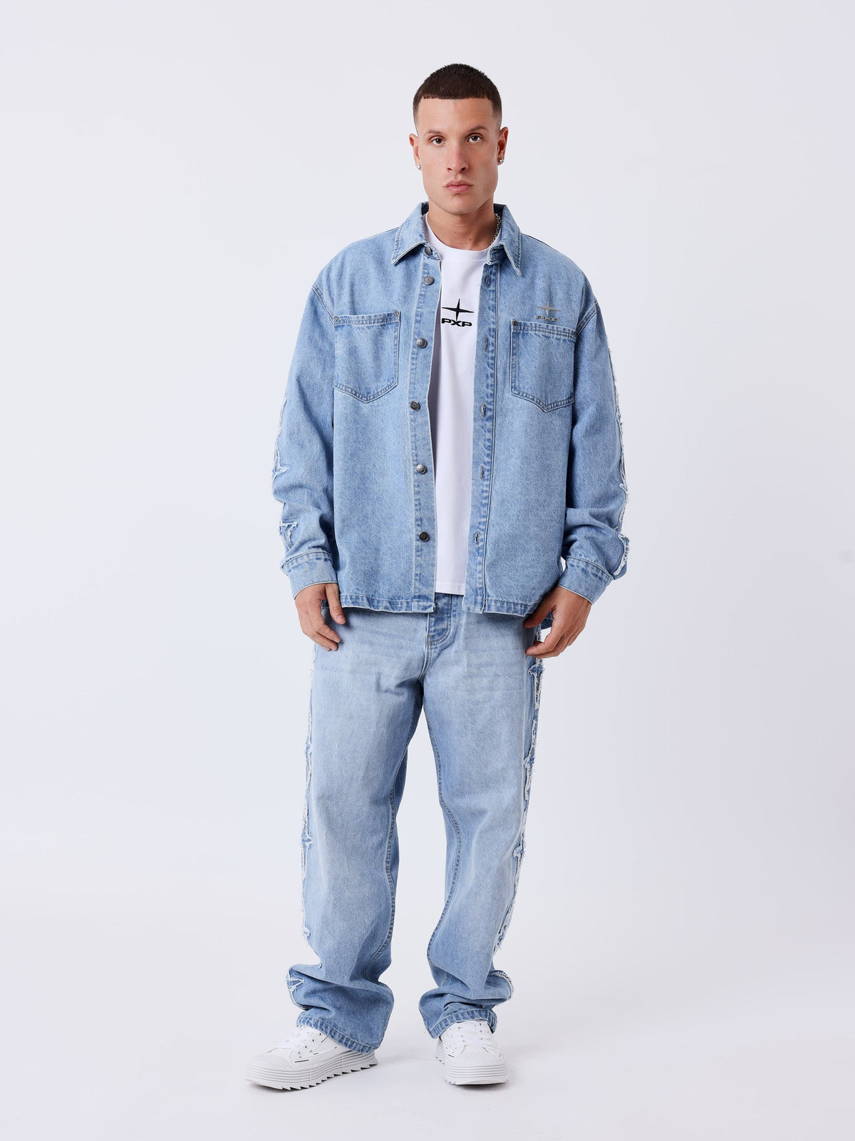 PXP - VESTE EN JEAN POLARIS BLEU