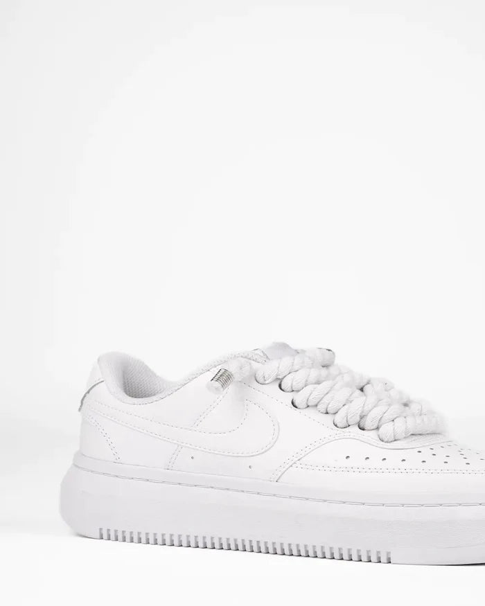 nike court vision platform rope white