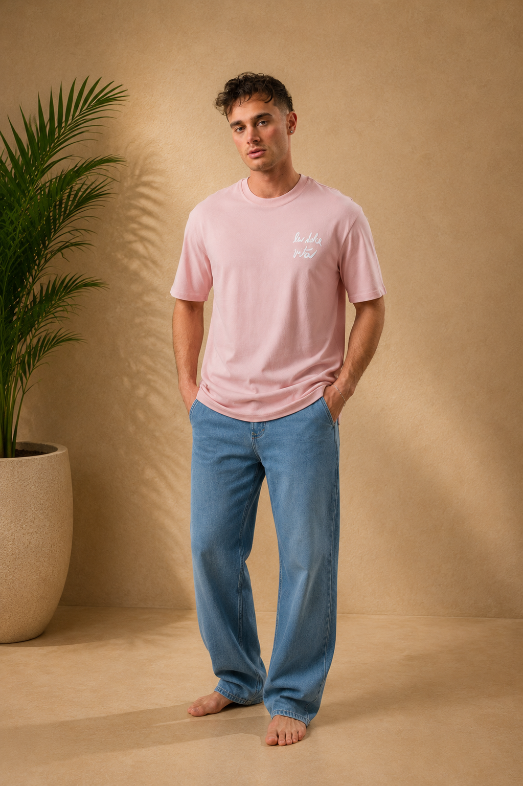 T-Shirt Dolce Vita rose