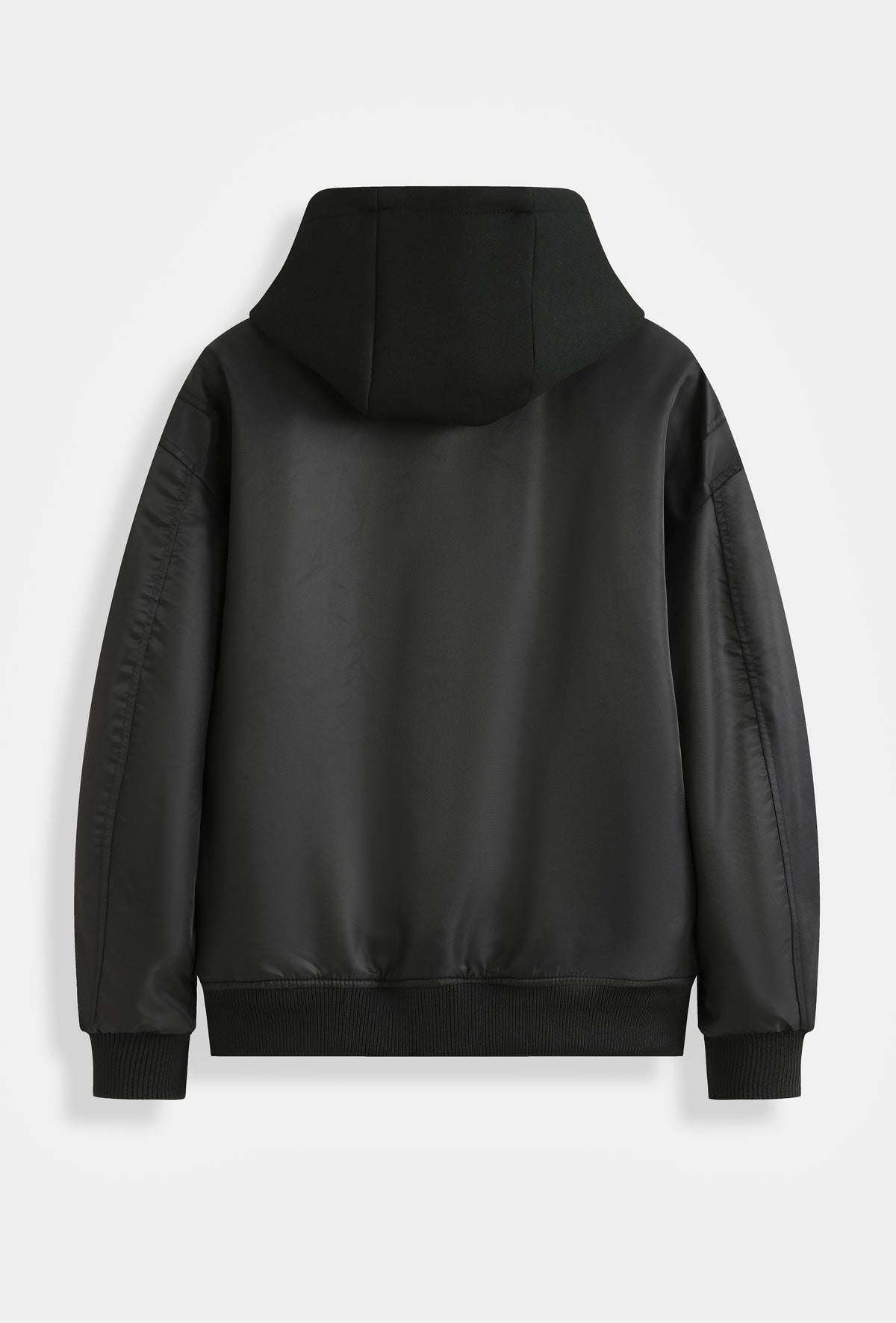 Veste bomber noire réversible nylon / Néoprène