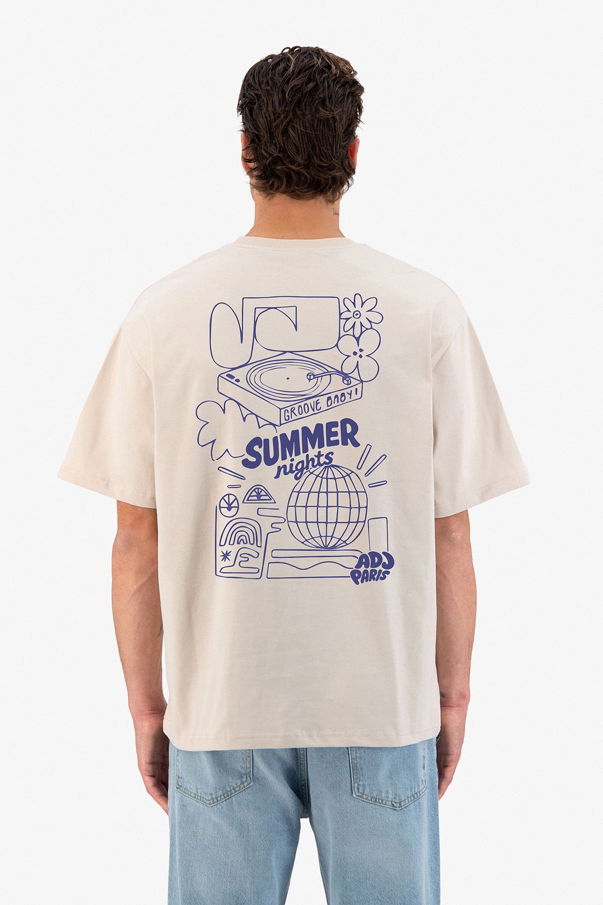 T-Shirt Summer Night beige