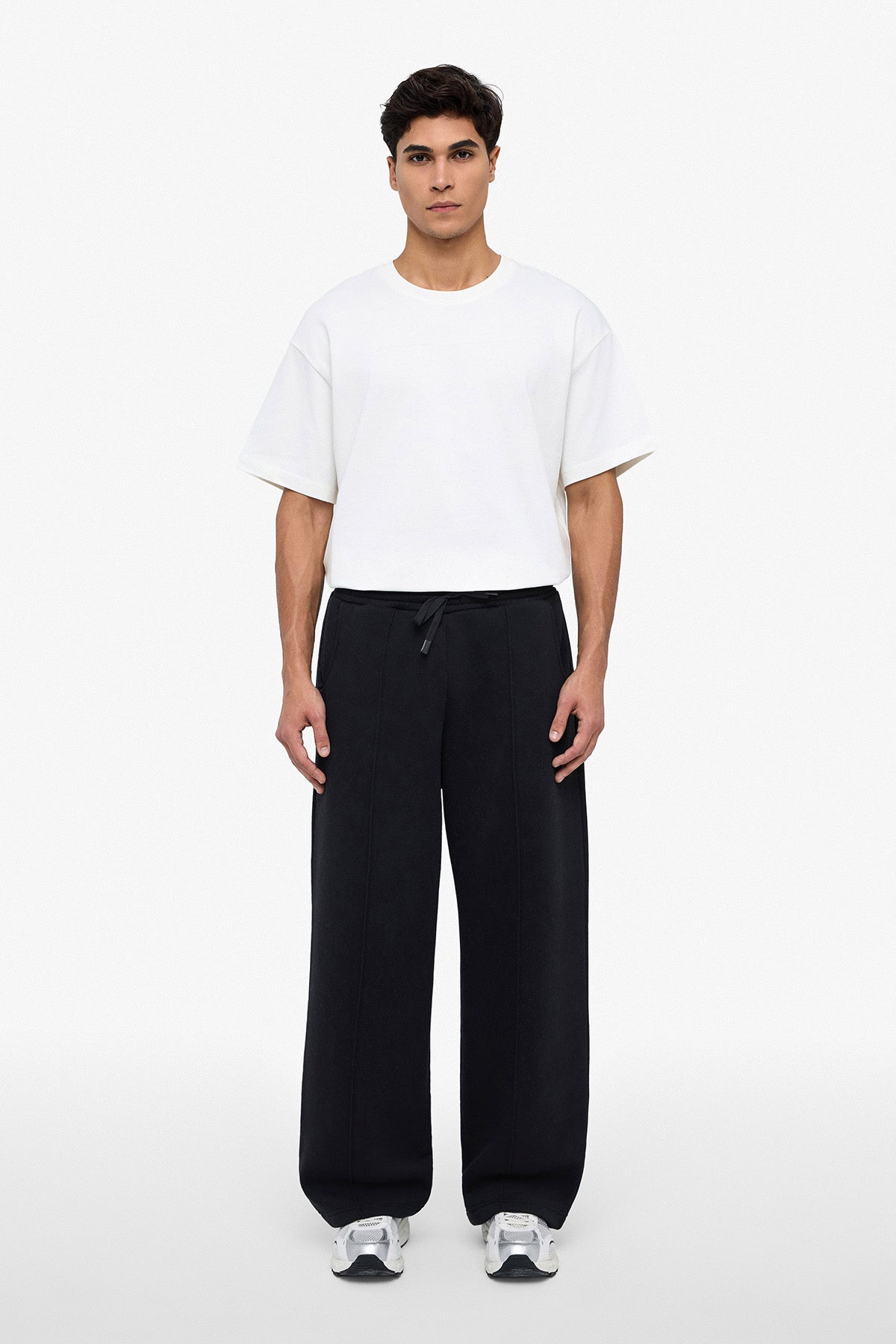 Pantalon jogging large noir