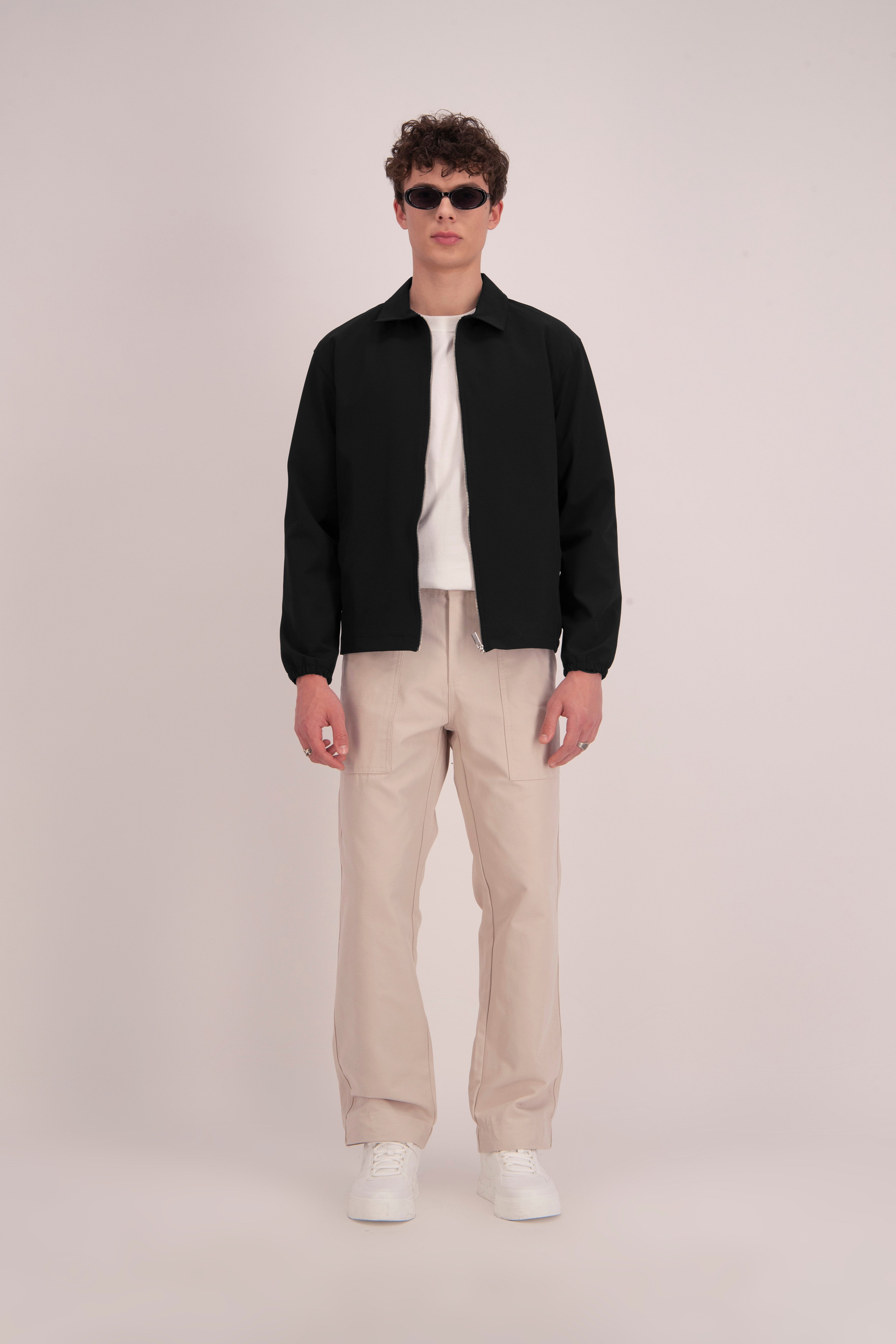 Veste zip noir