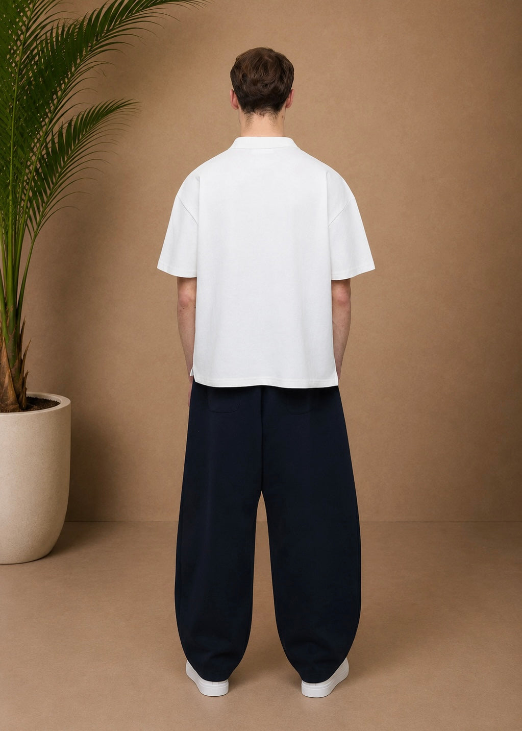 Polo petit cœur blanc