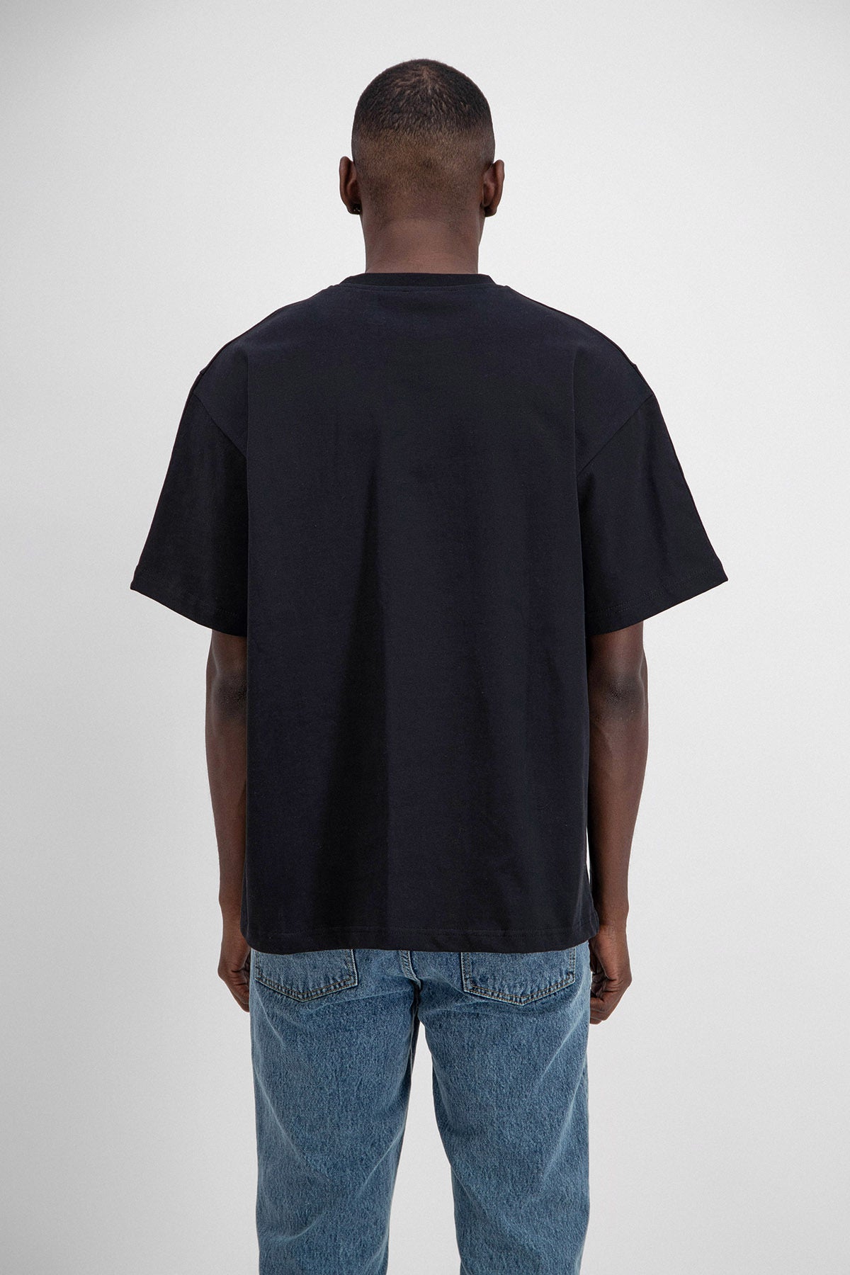 T-shirt Noir cœur noir