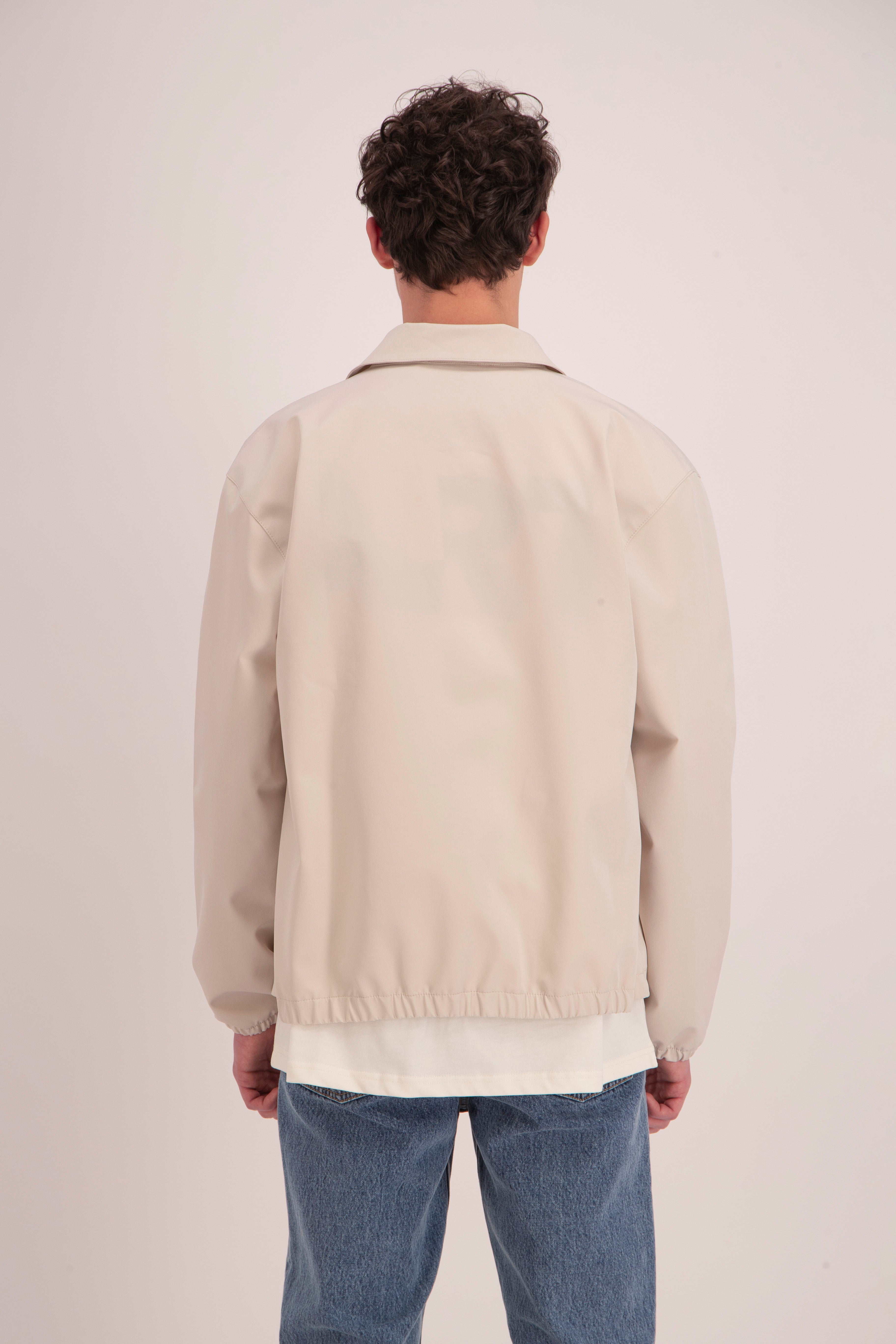 Veste zip beige