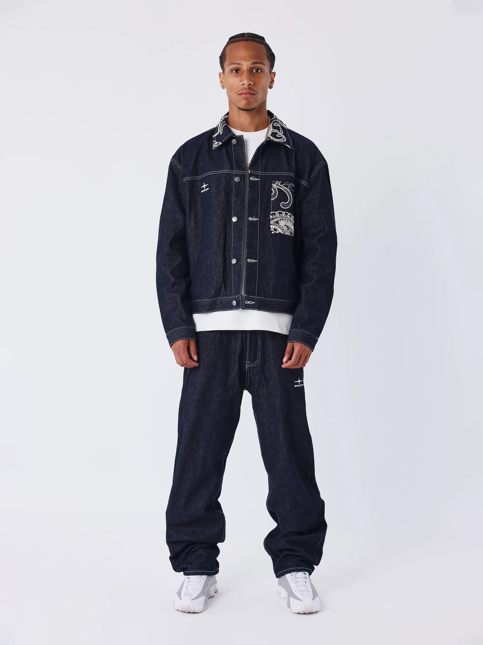 PXP - Veste en jean bandana