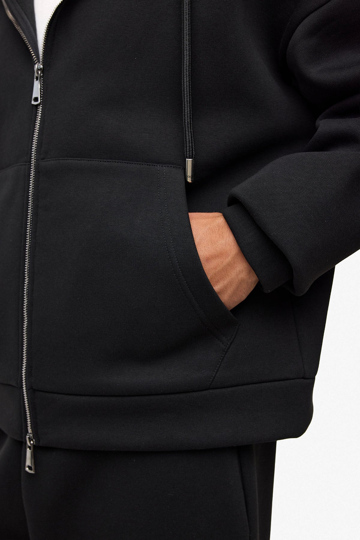 Veste capuche noir Make Love