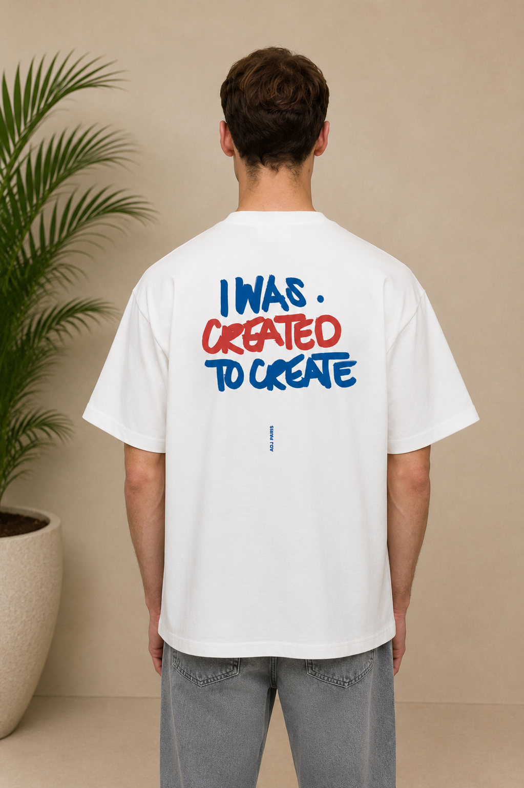 T-shirt Art is You blanc