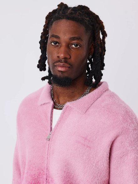 PXP - VESTE FLUFFY ROSE