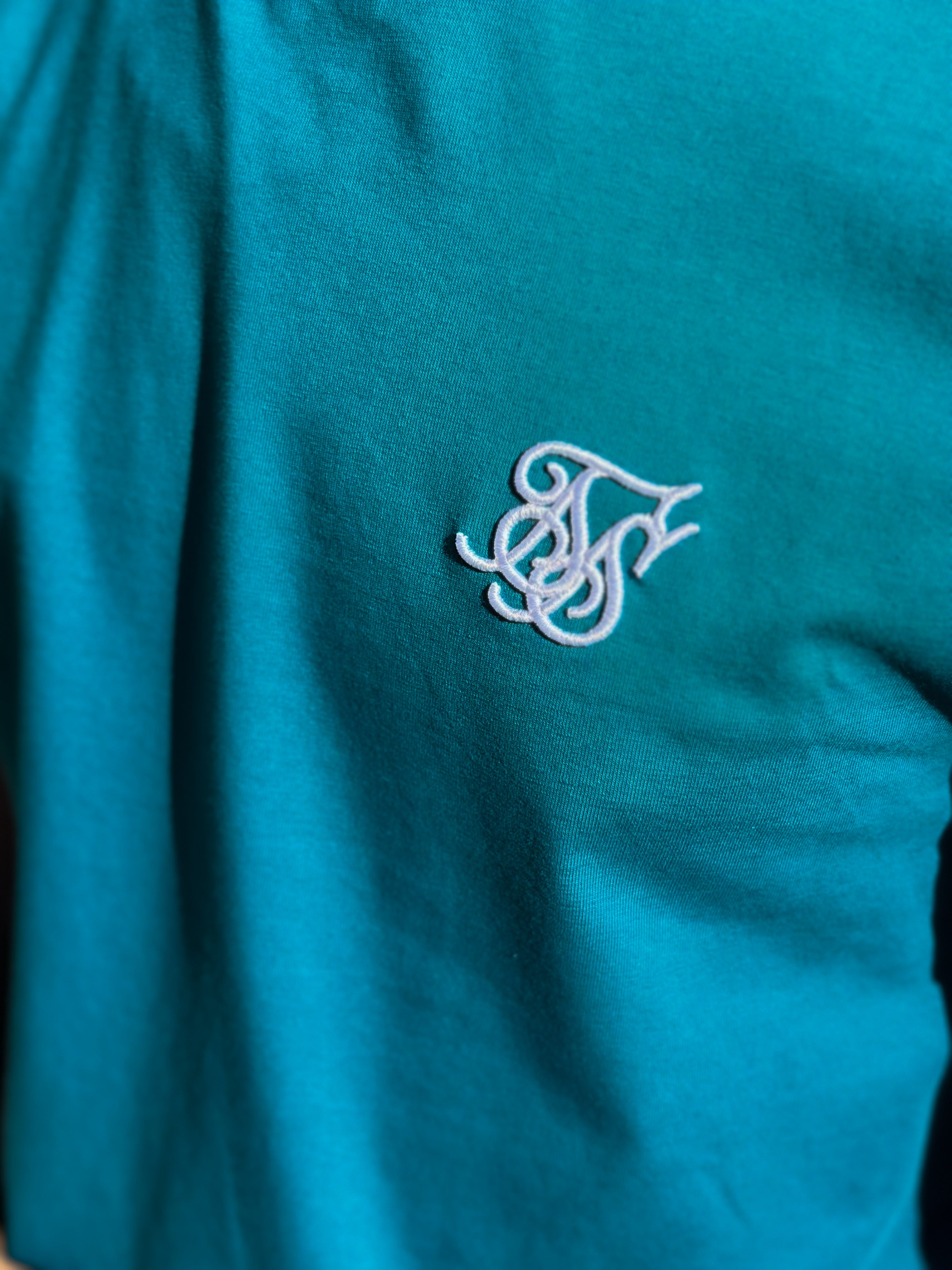 SikSilk - Muscle Fit T-Shirt Teal