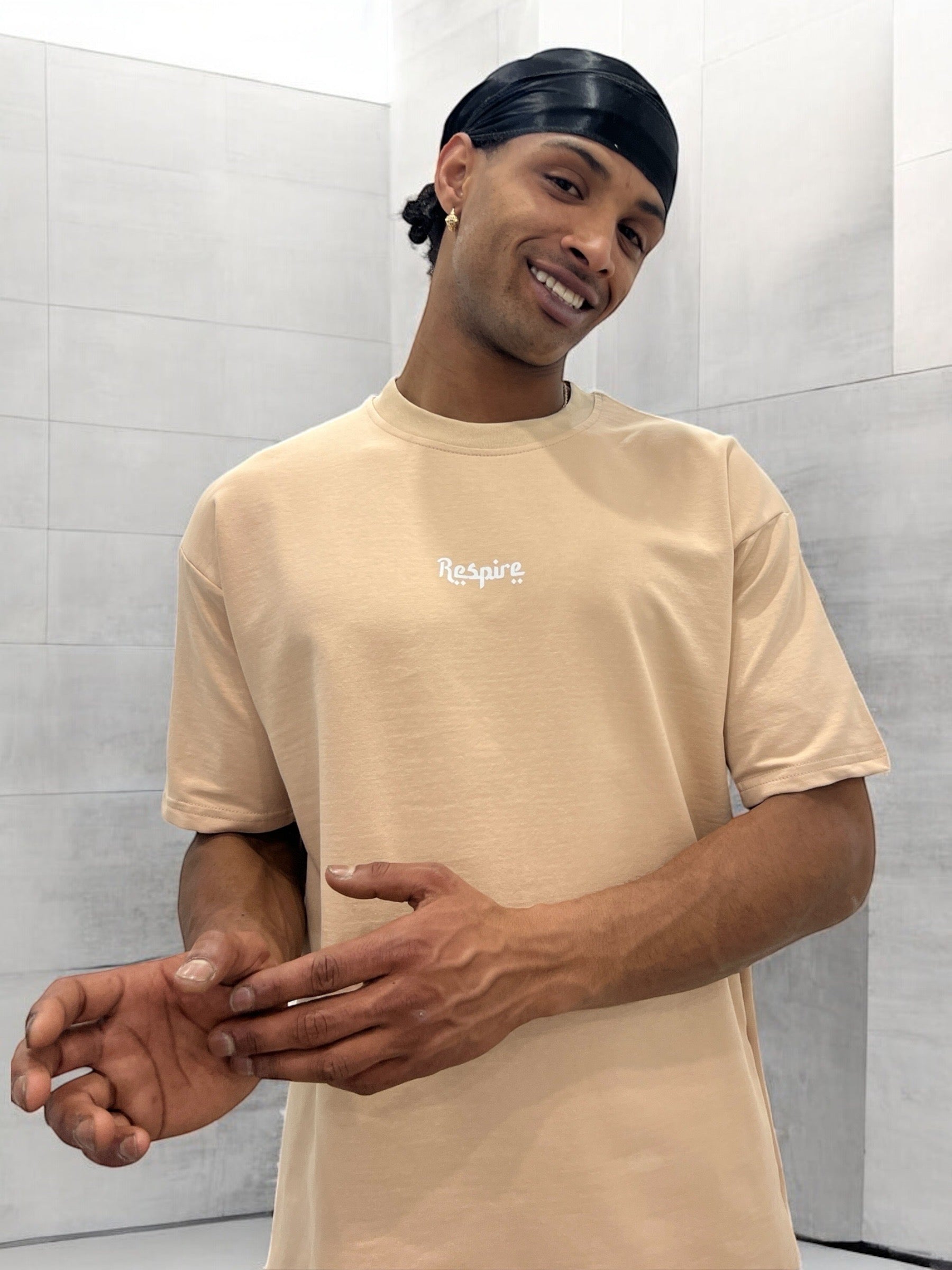 T-shirt Oversize RESPIRE beige