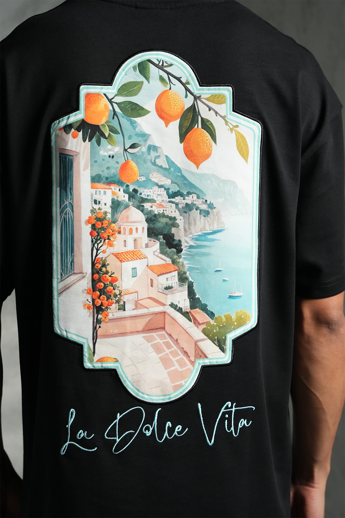 T-Shirt noir Le Dolce Vita