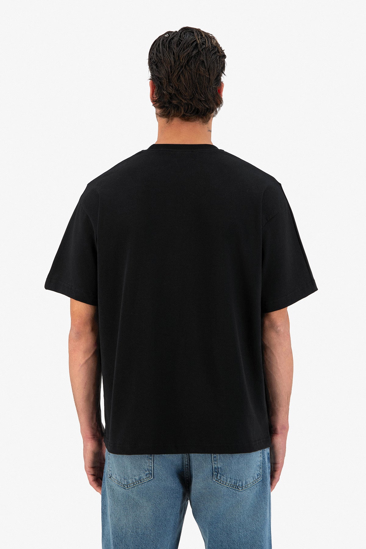 T-shirt noir petit cœur