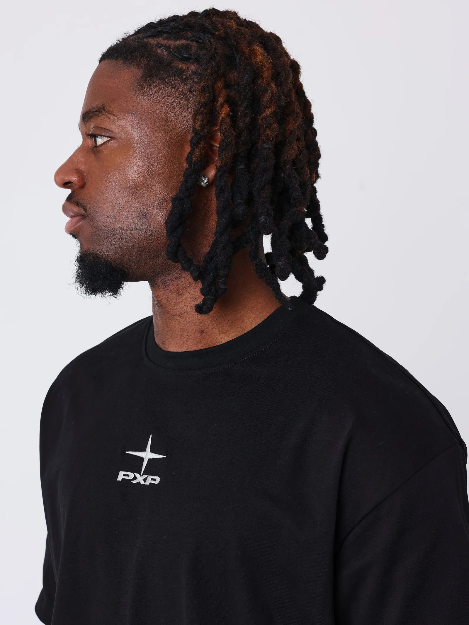 PXP - T-shirt noir brodé