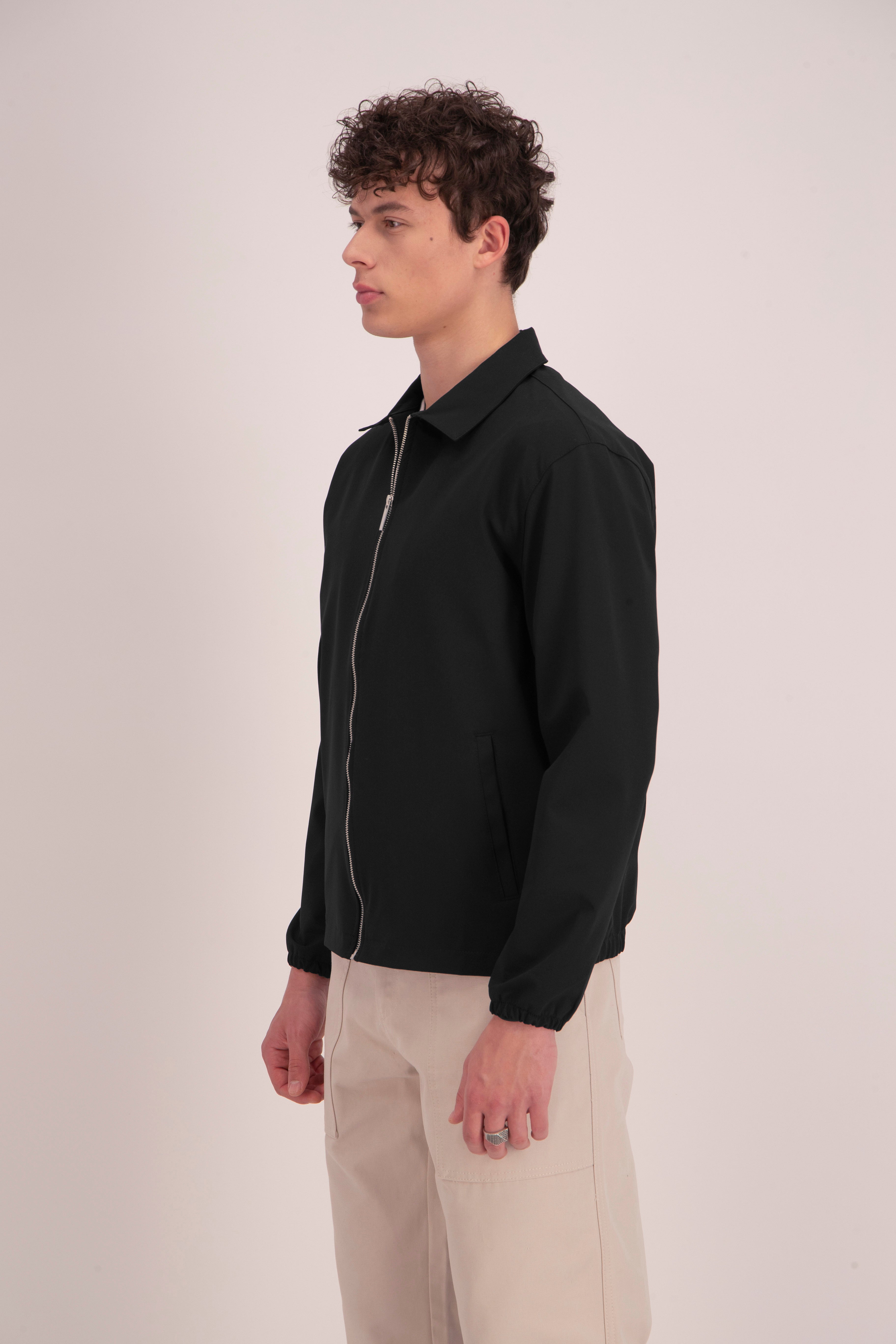 Veste zip noir