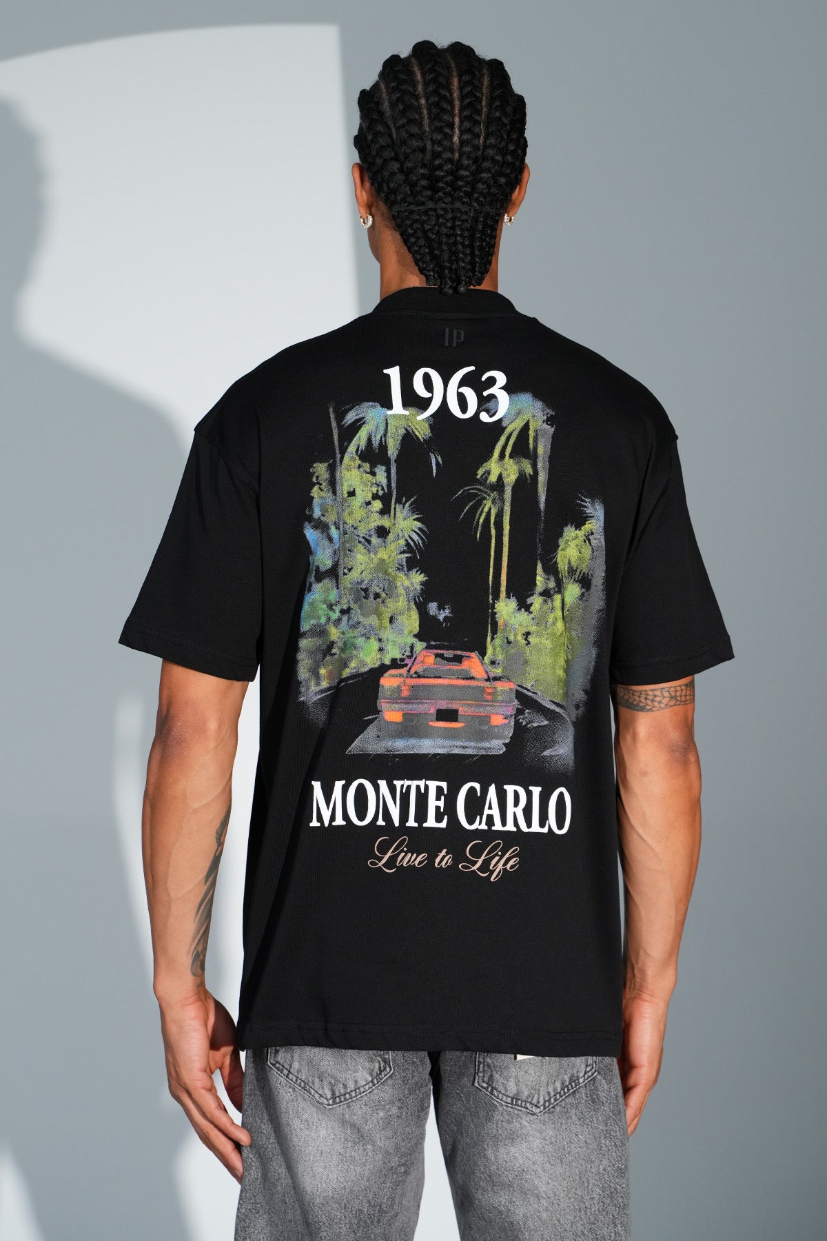 T-Shirt Monte Carlo noir