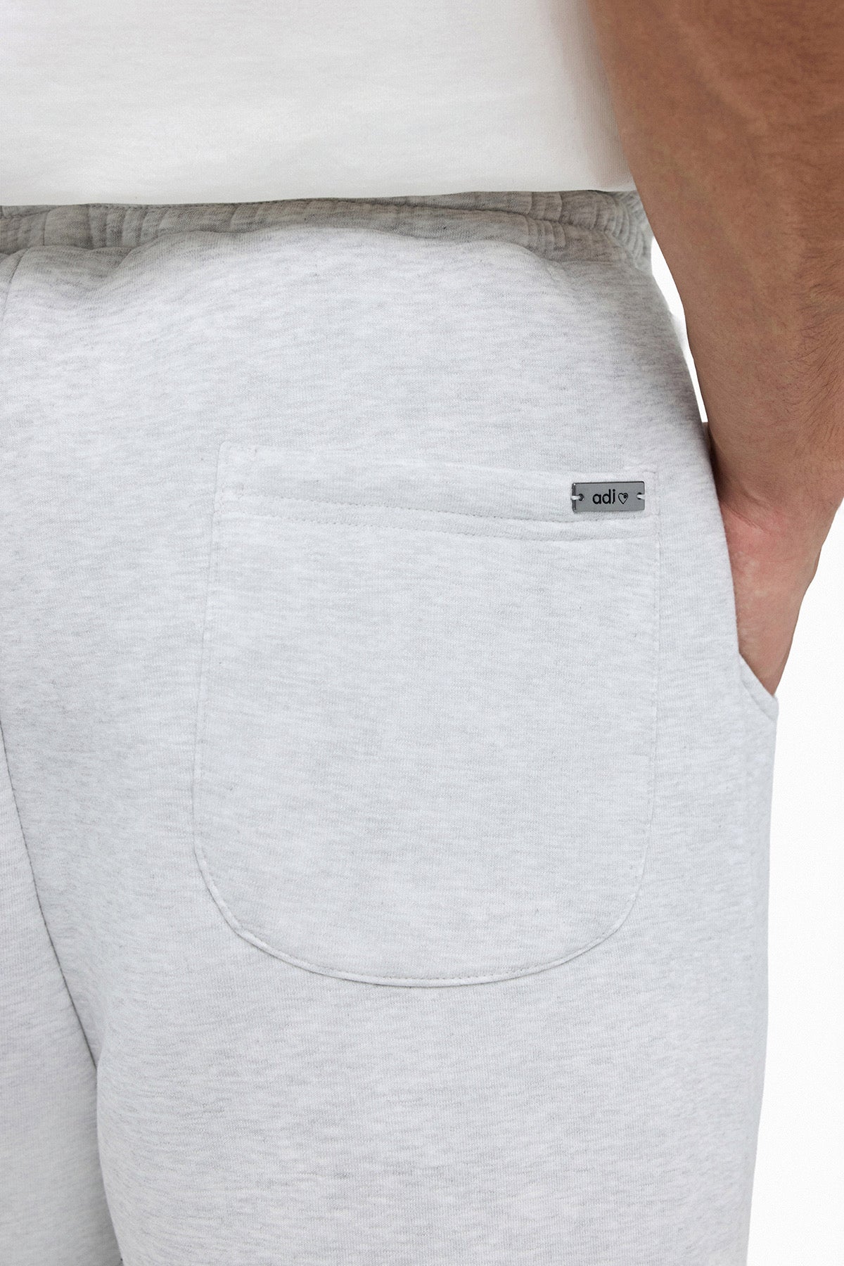 Pantalon jogging large gris