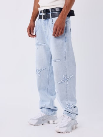 PXP - Jean bleu urbain étoile