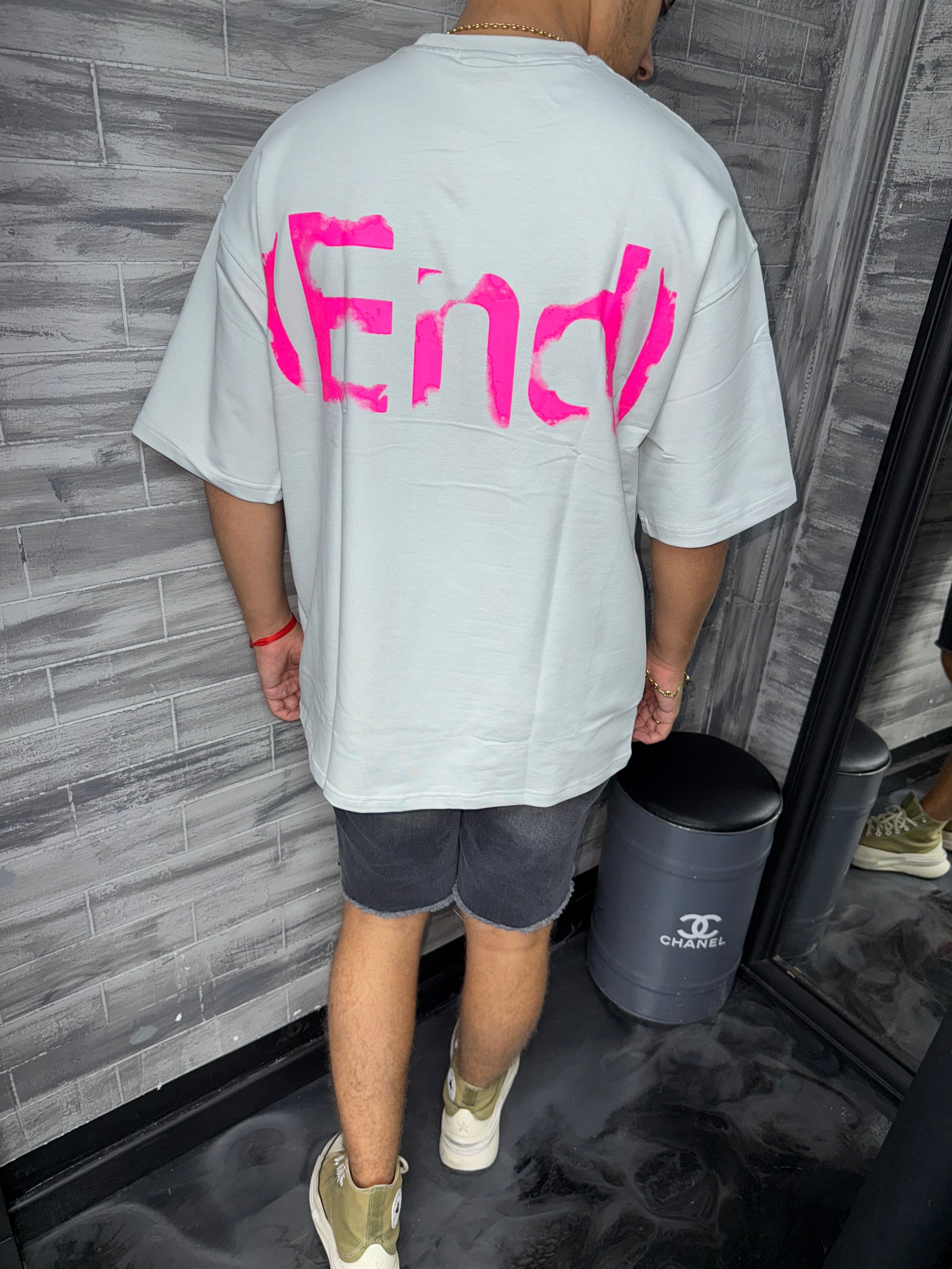 T-shirt Oversize END gris