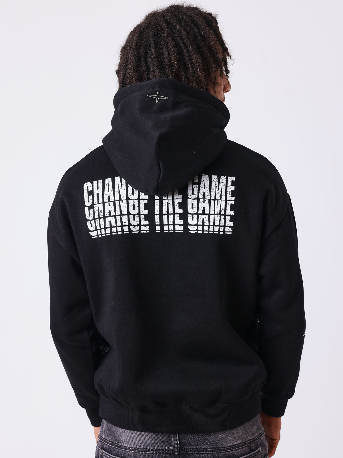 PXP -SWEAT CAPUCHE NOIR CHANGE THE GAME