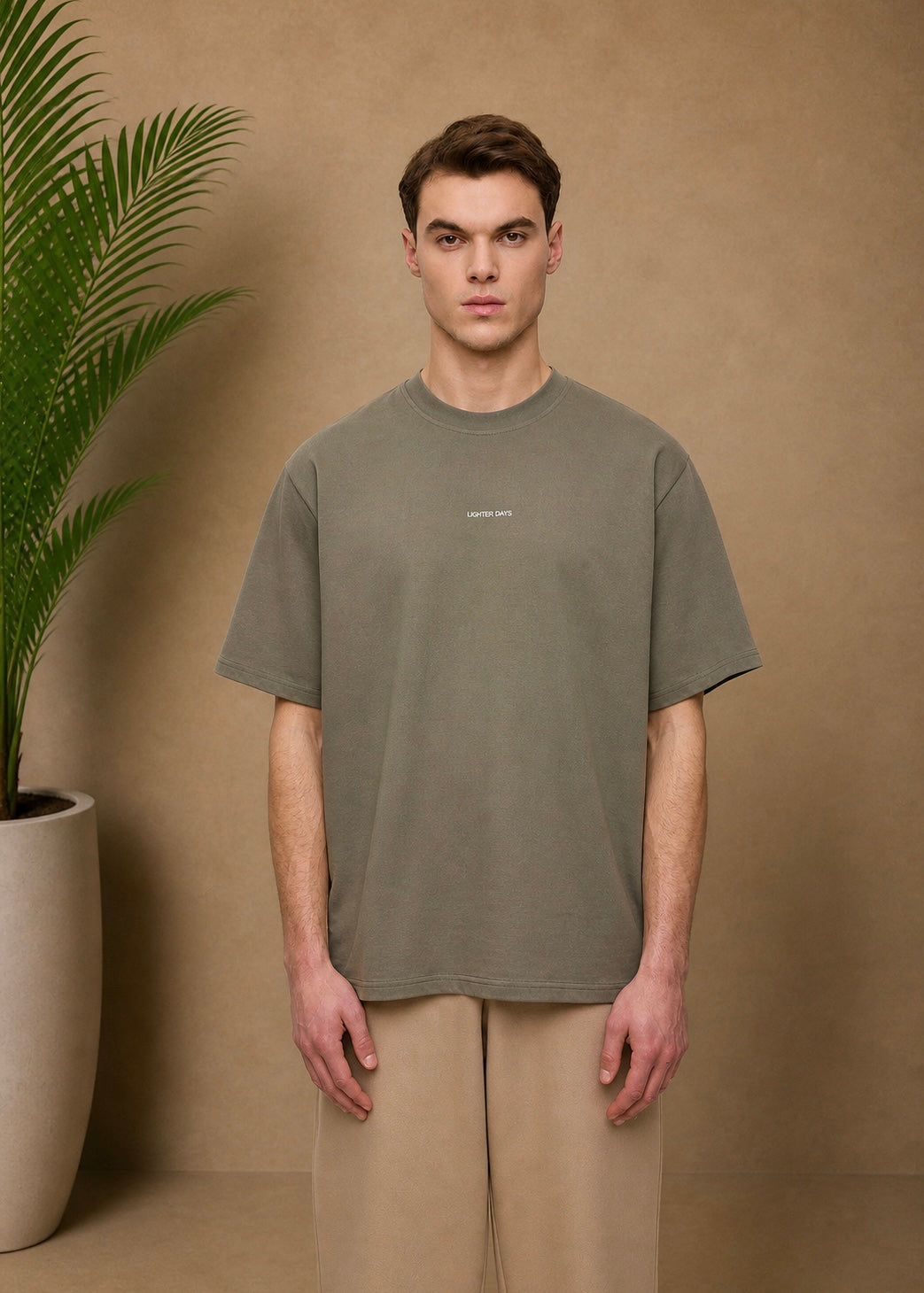 T-Shirt Lighter Days kaki