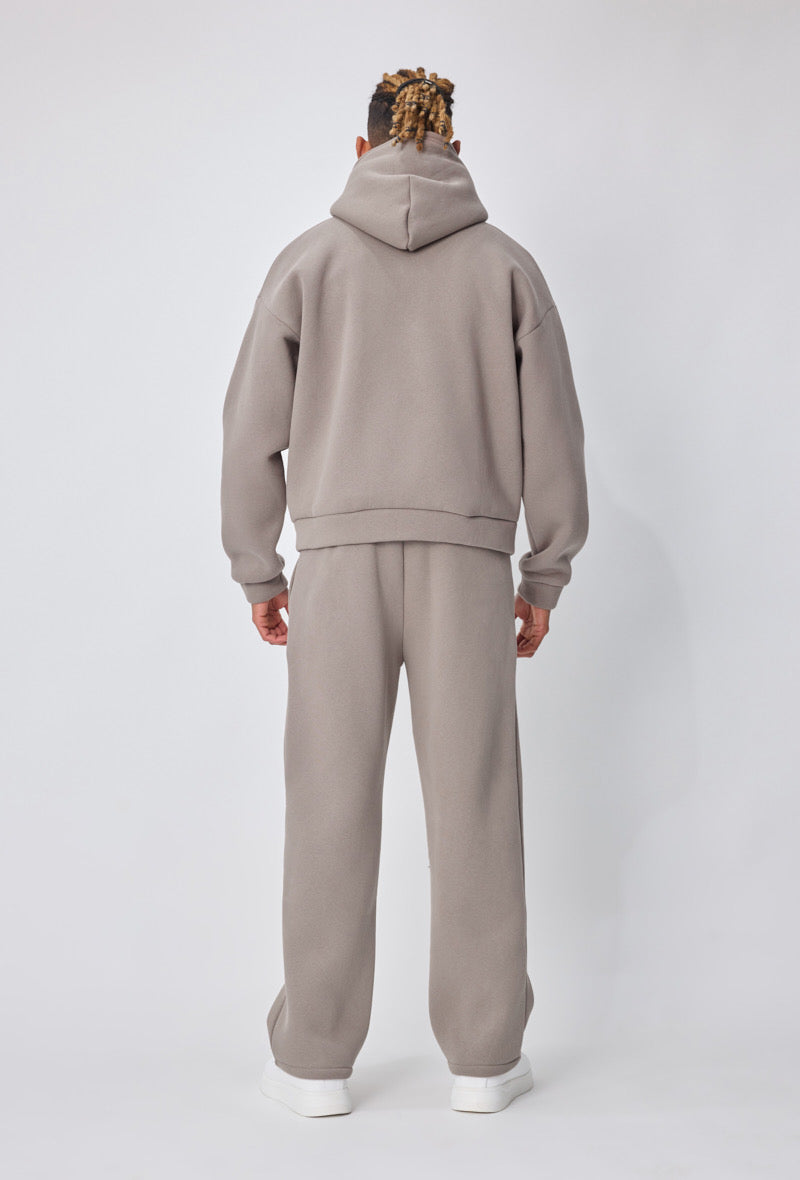 Ensemble oversize taupe