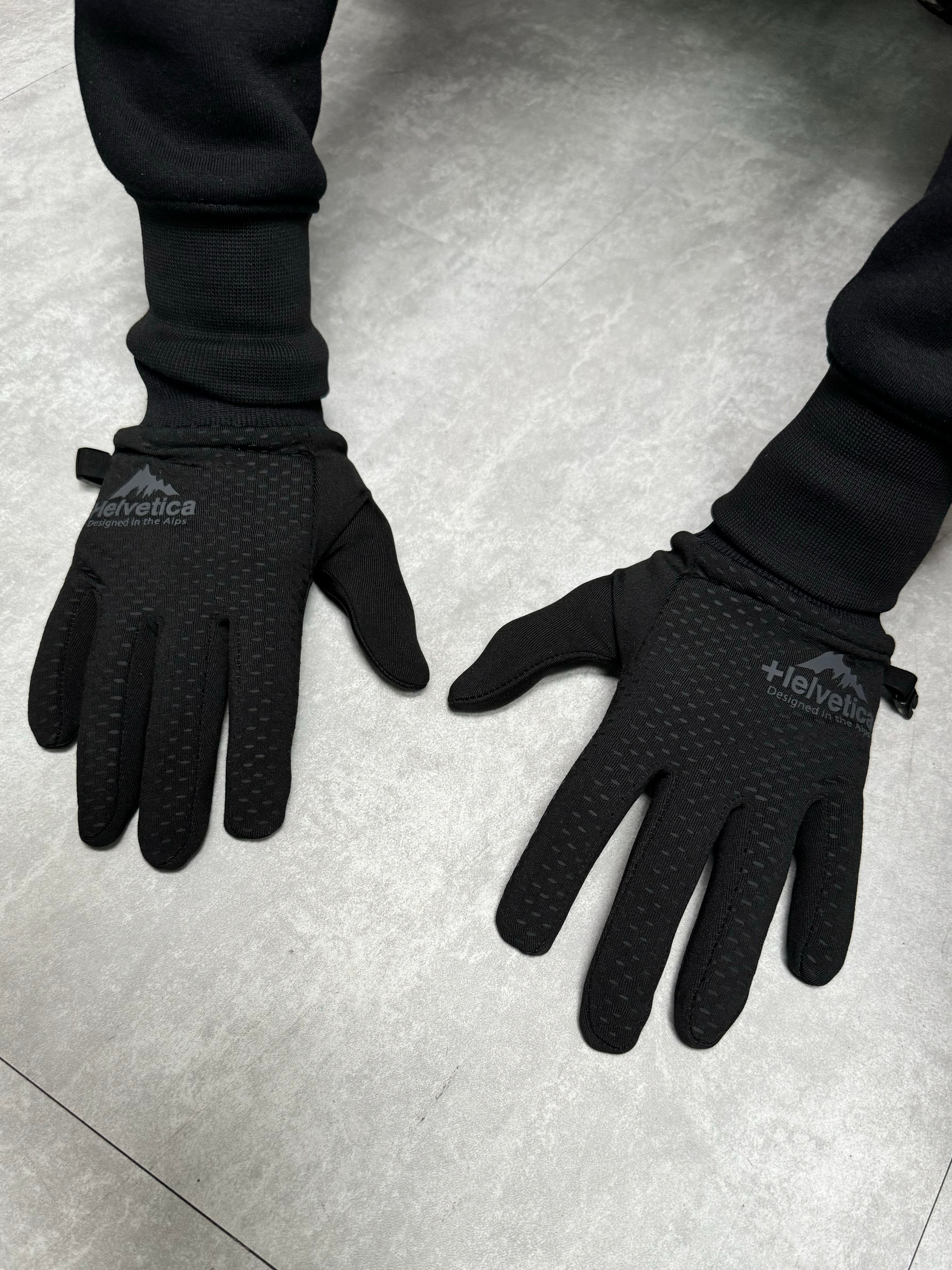 Helvetica - Gants Lasko noir