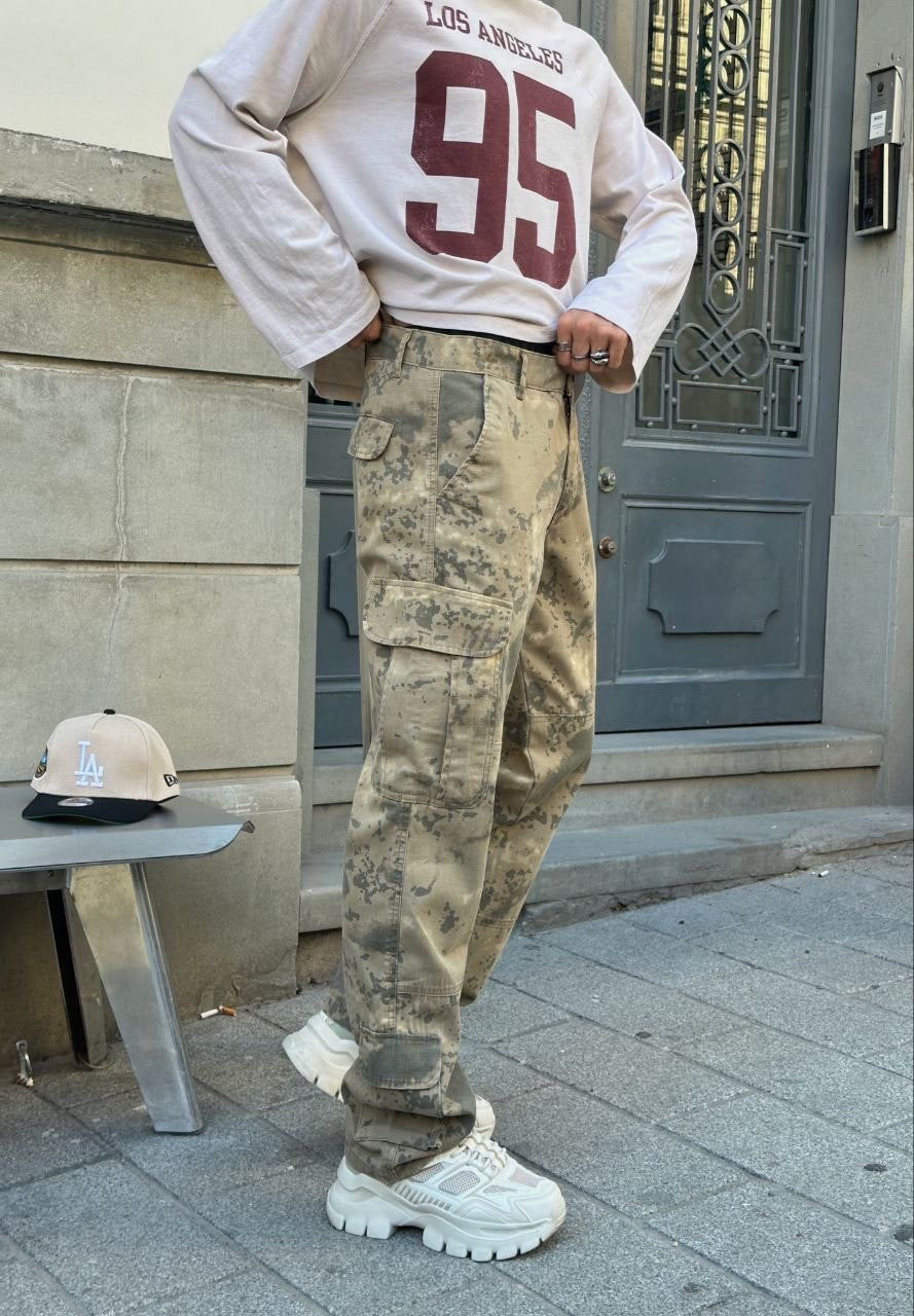 Pantalon cargo camo 302