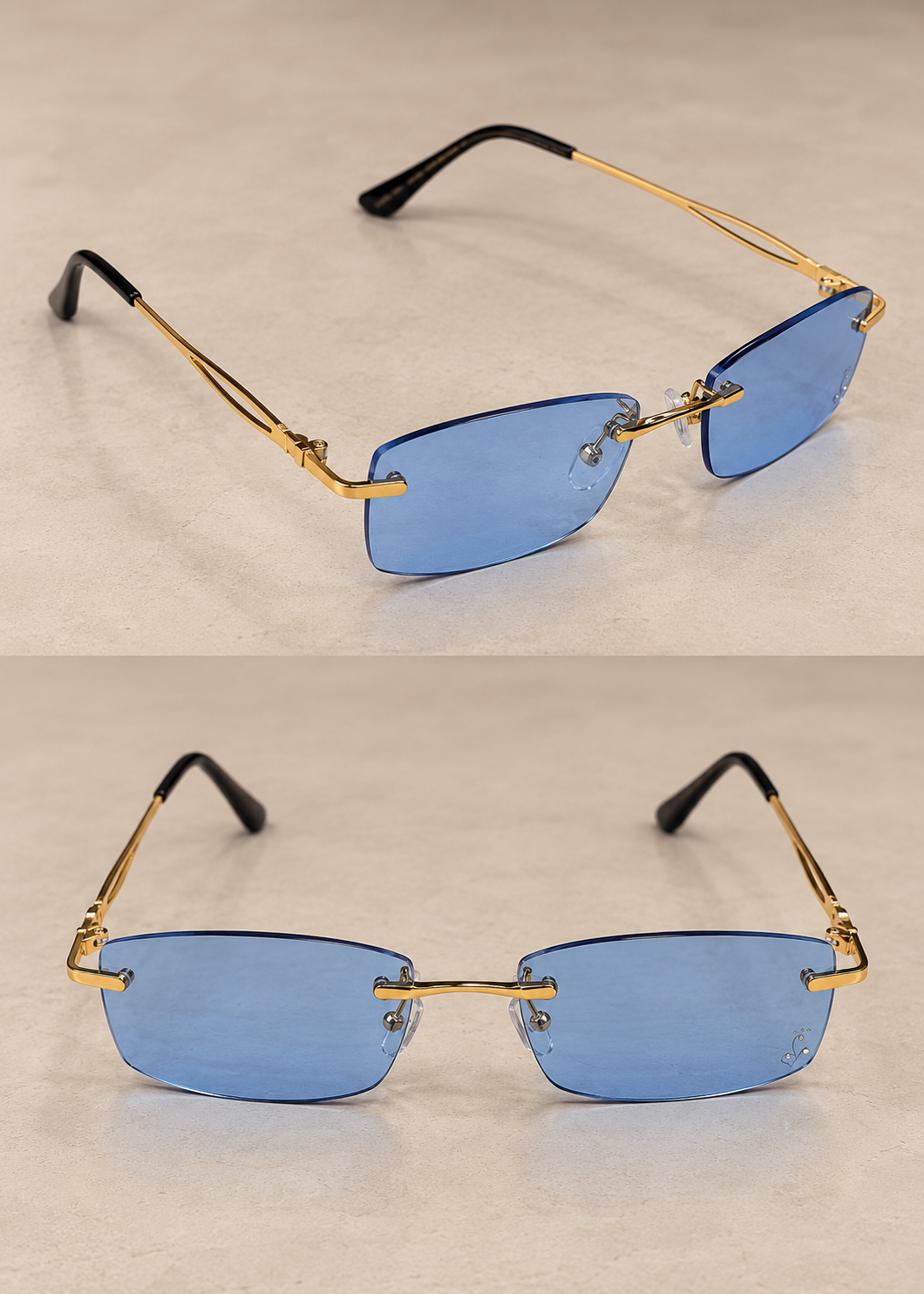 Lunette ninho diamant bleu