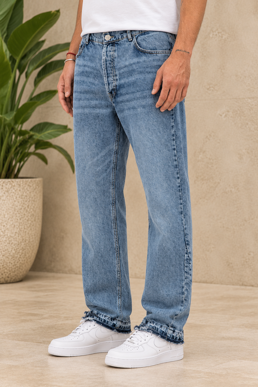 Jean flare évasé bleu