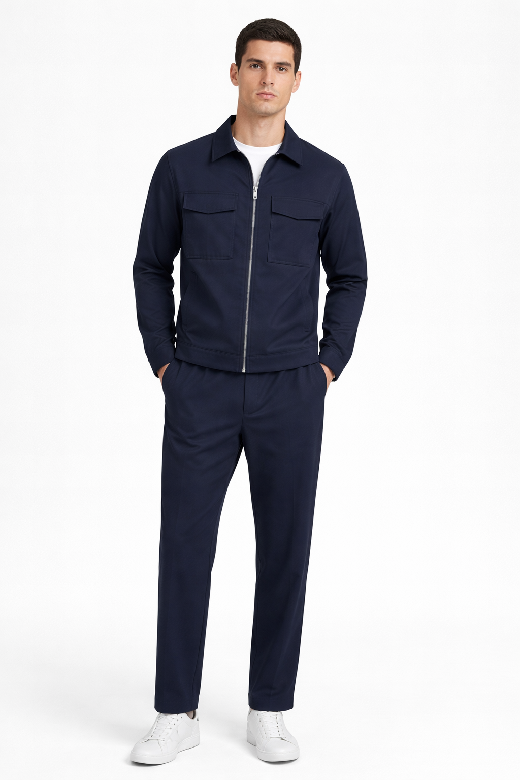 Ensemble cosy bleu marine