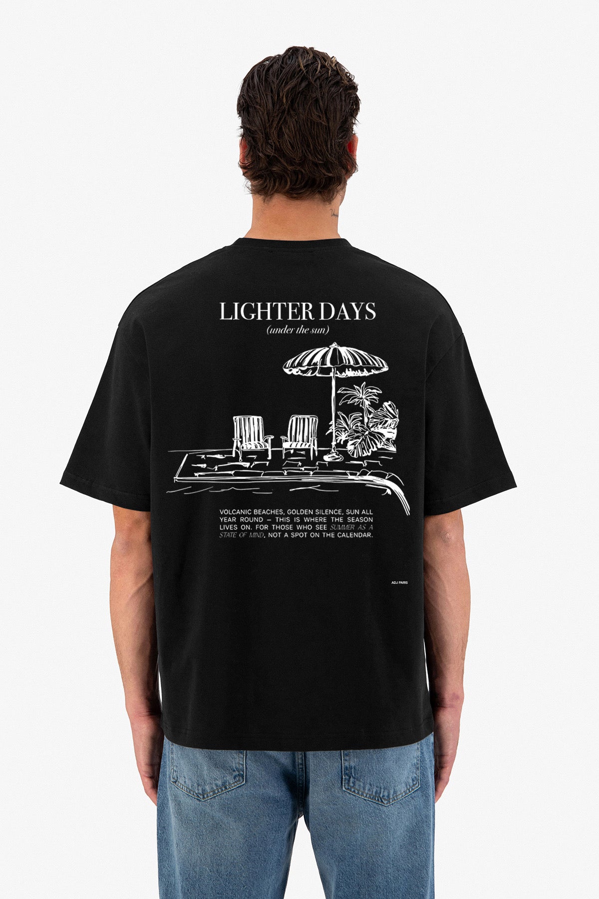T-Shirt Lighter Days noir