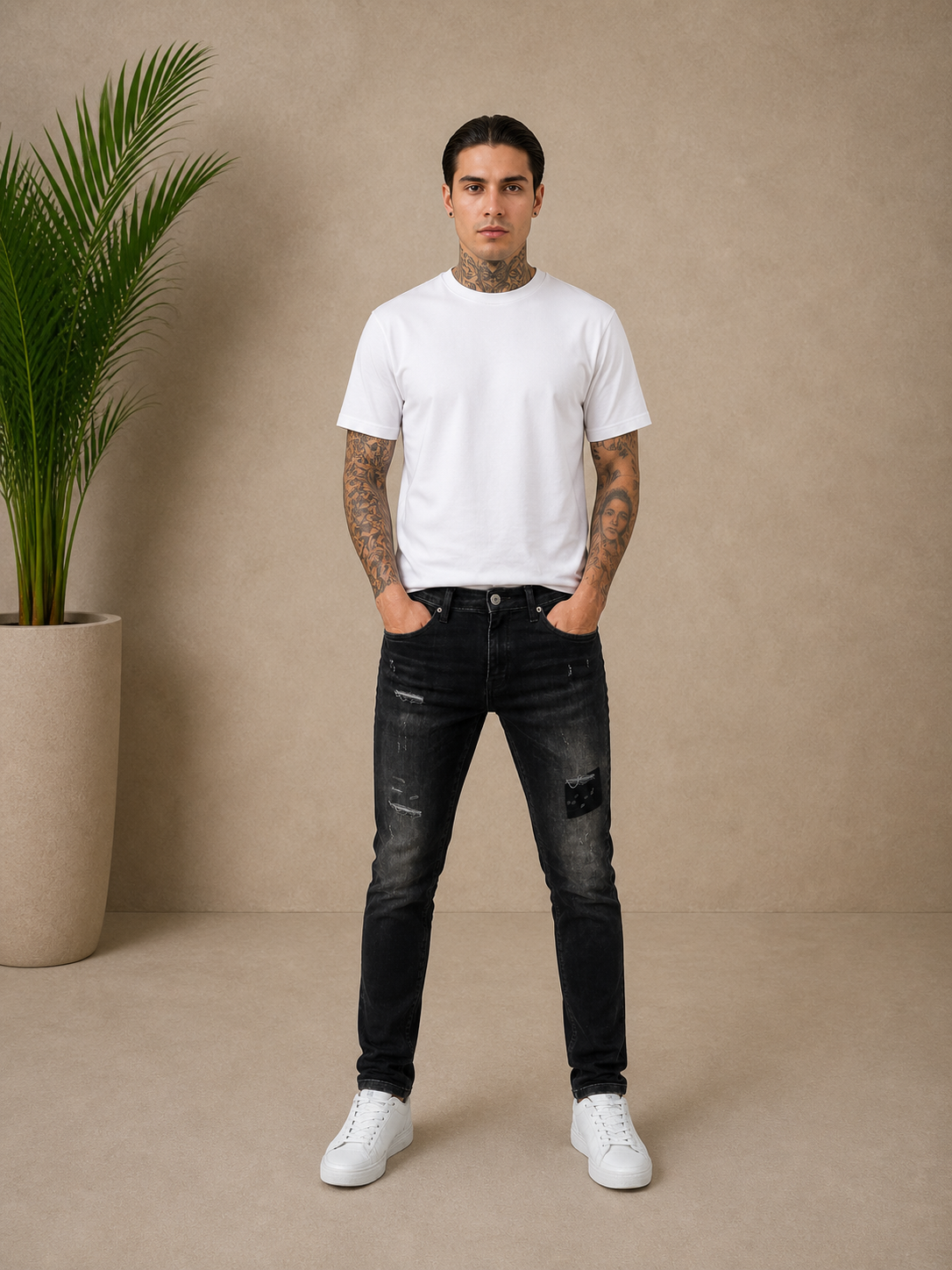 Jean Slim noir M112