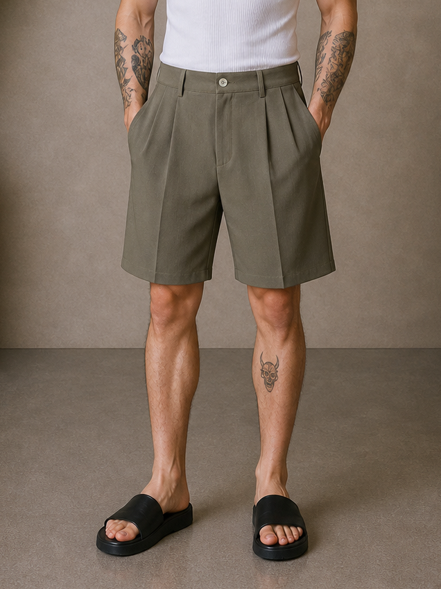 Short cosy kaki