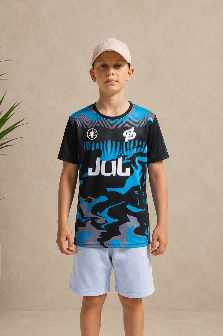 T-shirt enfant bleu JUL