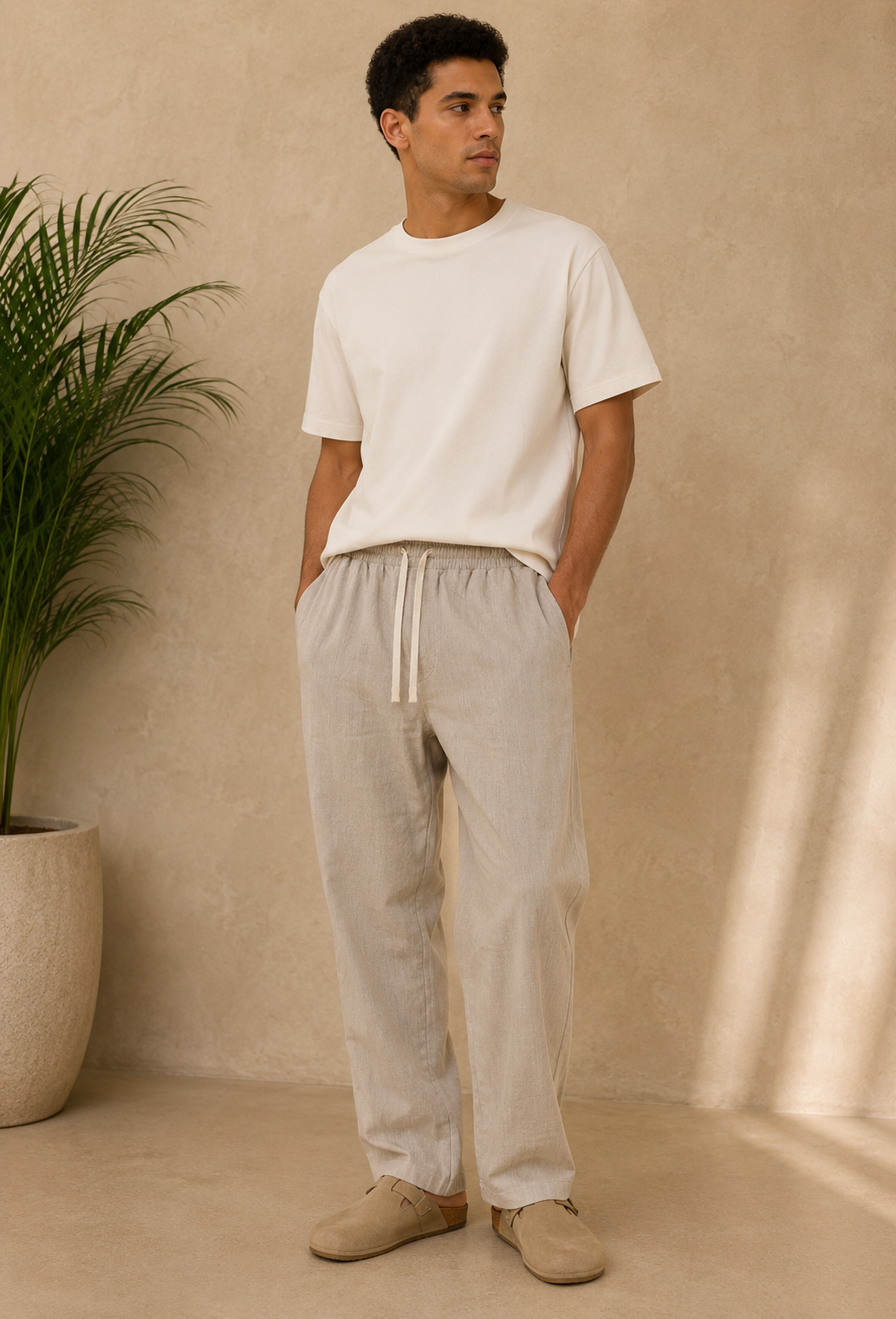 Pantalon beige