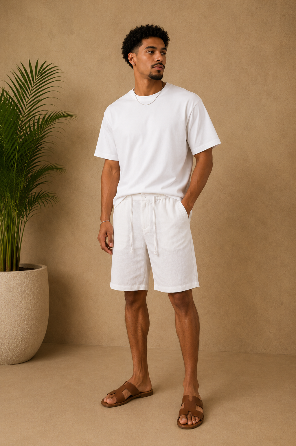 Short Bali blanc