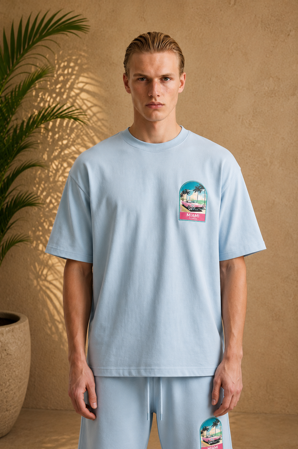 Ensemble Miami Florida bleu