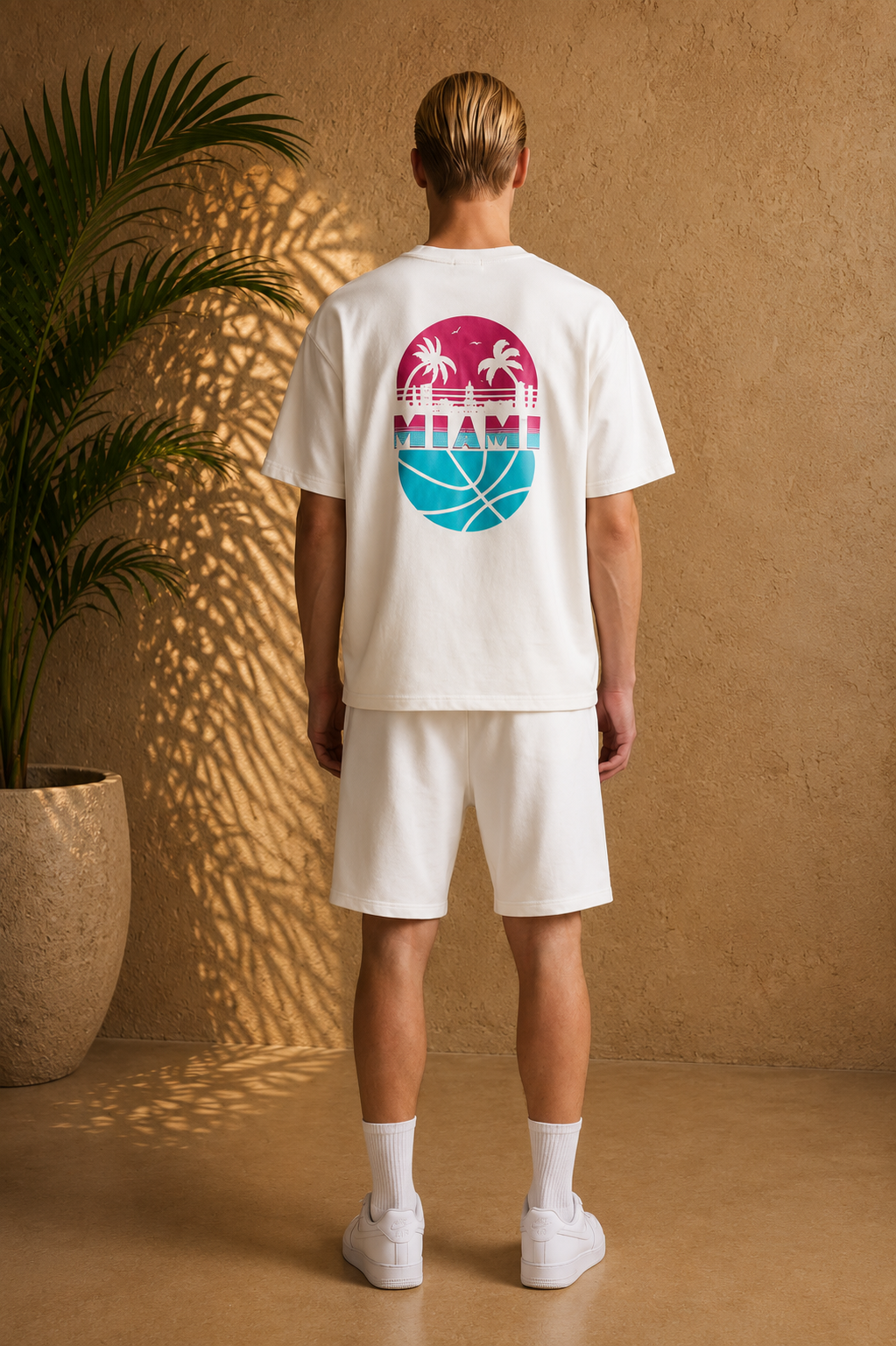 Ensemble Miami blanc