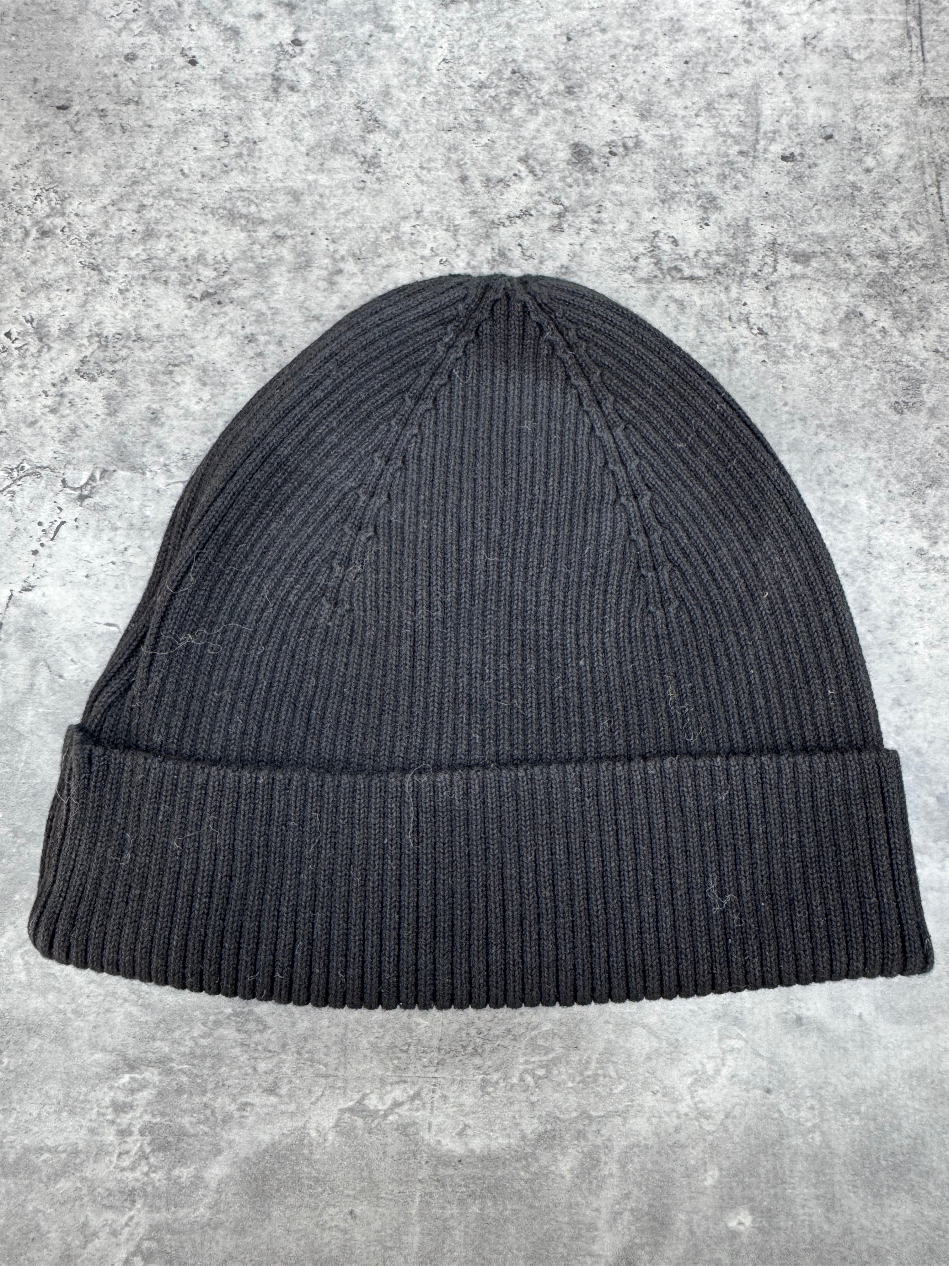 Bonnet court maille noir