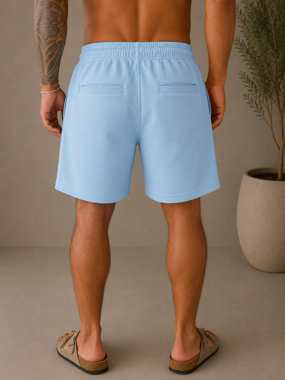 Short Tulum bleu