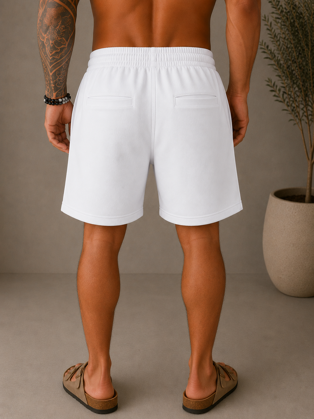 Short Tulum blanc
