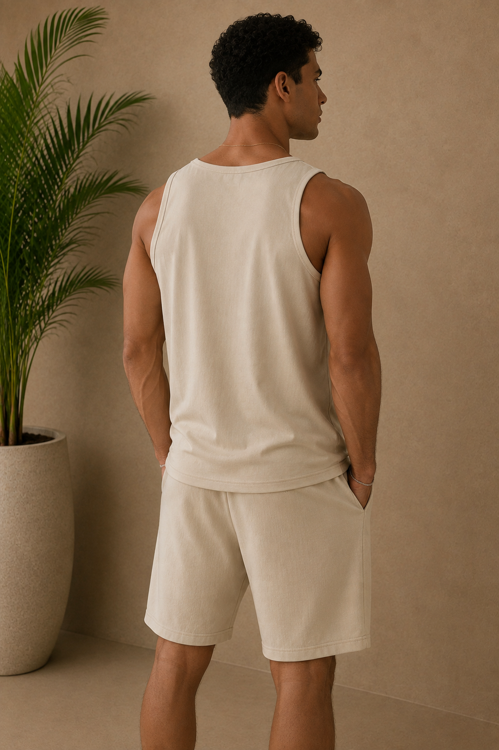 Débardeur beige
