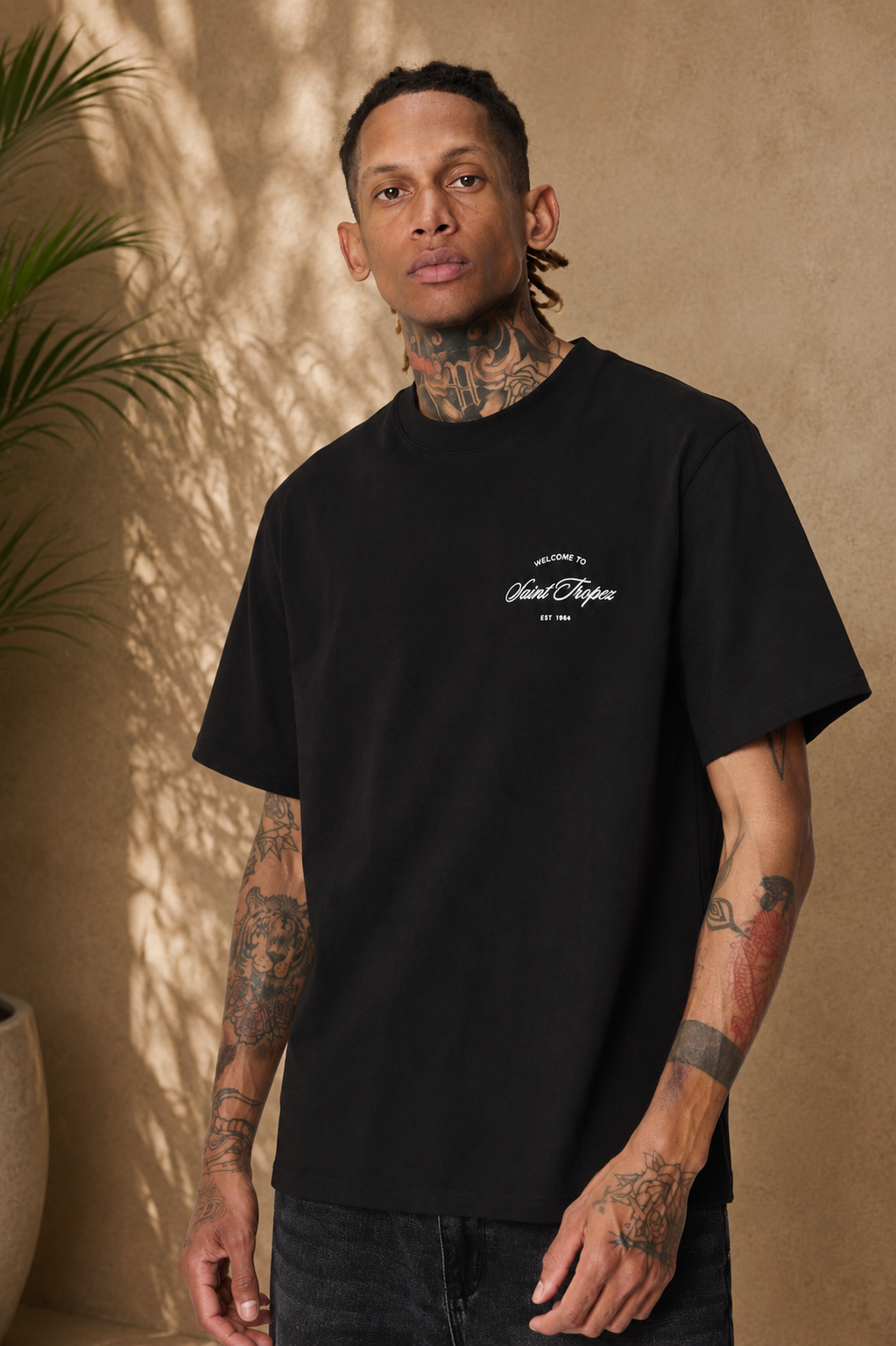T-Shirt St Tropez noir