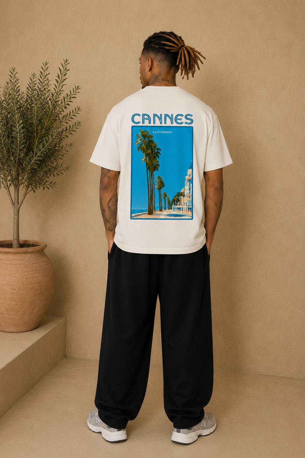 T-Shirt Cannes blanc