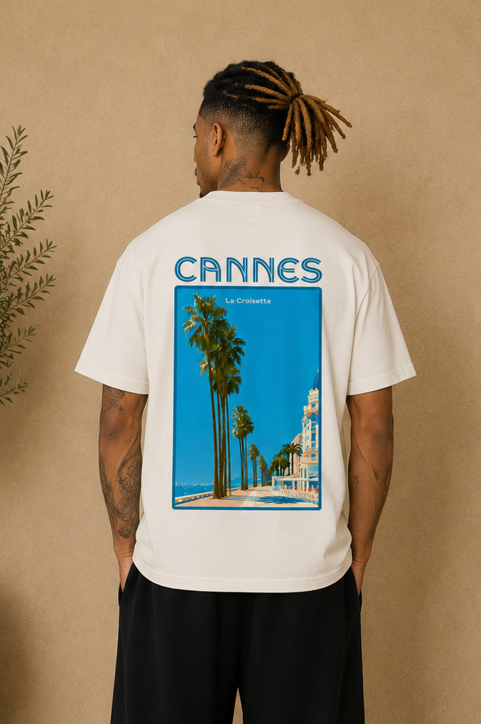 T-Shirt Cannes blanc
