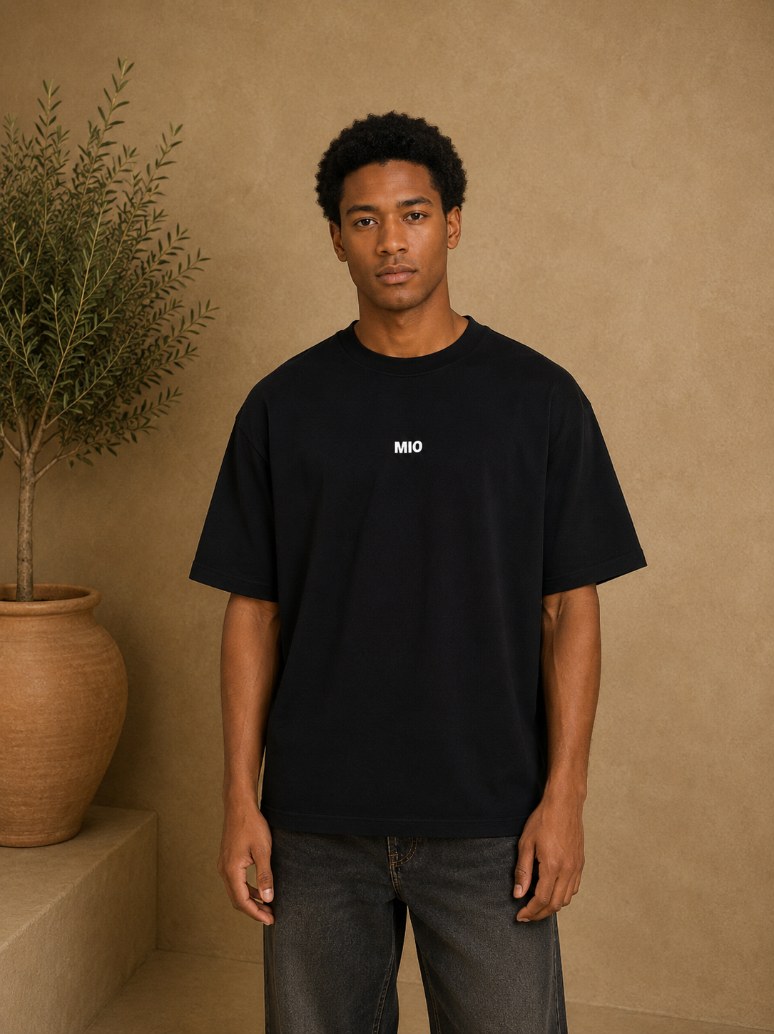 T-shirt Amore Mio noir