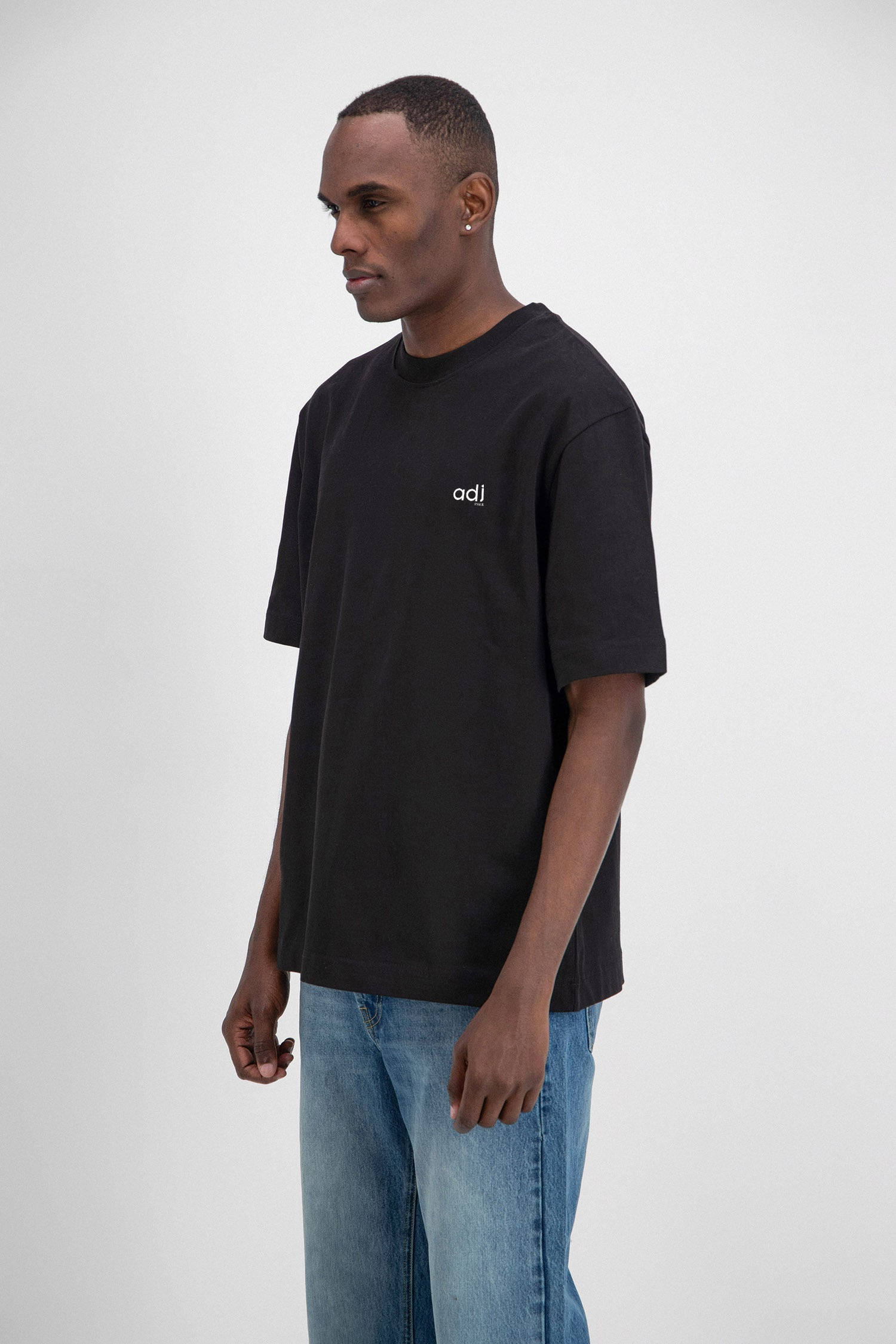 T-shirt noir Look but don’t touch